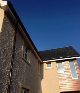 Picture of guttering repairs in Falkirk completed by Owens LRJ
