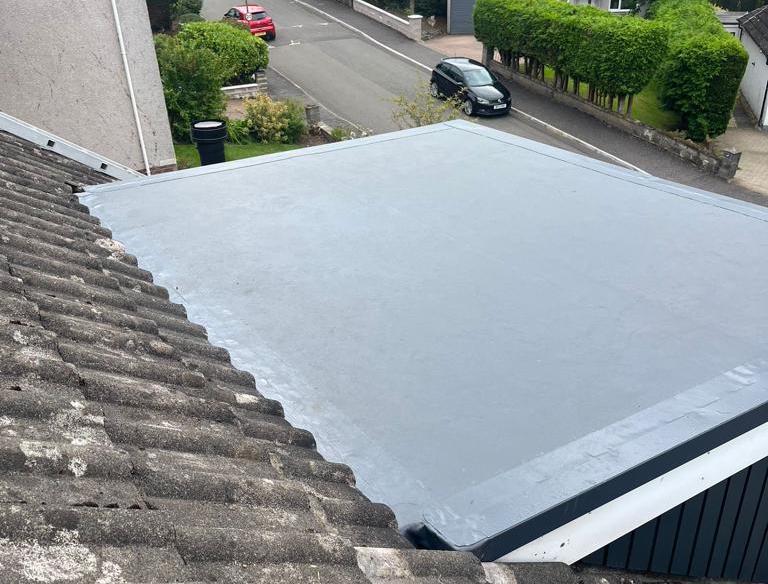 Picture of flat roof in Falkirk completed by Owens LRJ