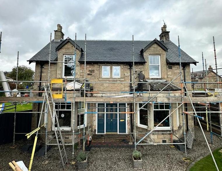 Picture of dormer extension in Falkirk completed by Owens LRJ
